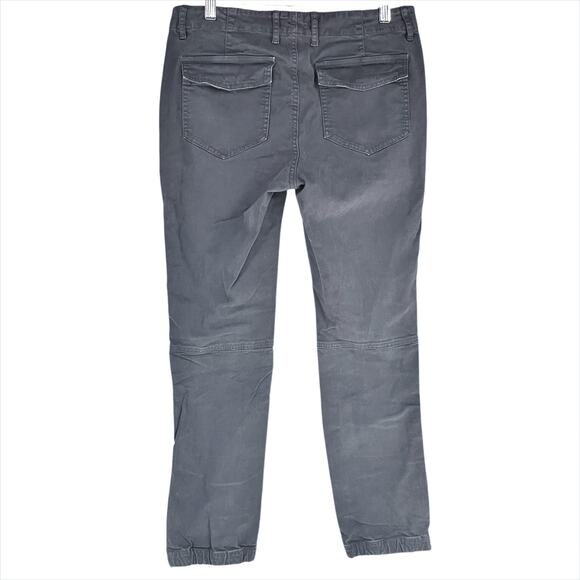 TNA ARITZIA Heroic Jogger Zip-Cuff Brushed Canvas Chino Pants Gray Size 8 - Picture 6 of 8